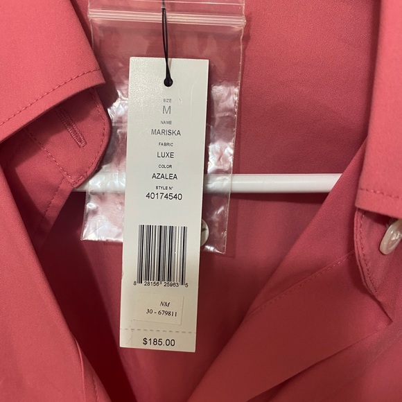 Theory NWT button down shirt blouse - Picture 4 of 5